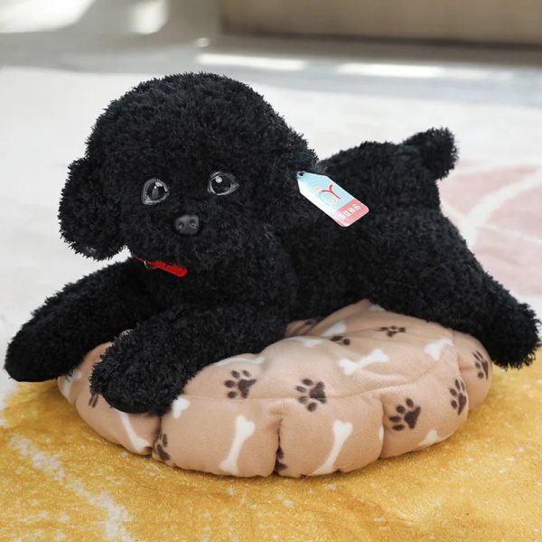 Soft Realistic Teddy Dog Plush Toy - Adorable Gift for Kids & Babies