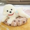 Soft Realistic Teddy Dog Plush Toy - Adorable Gift for Kids & Babies