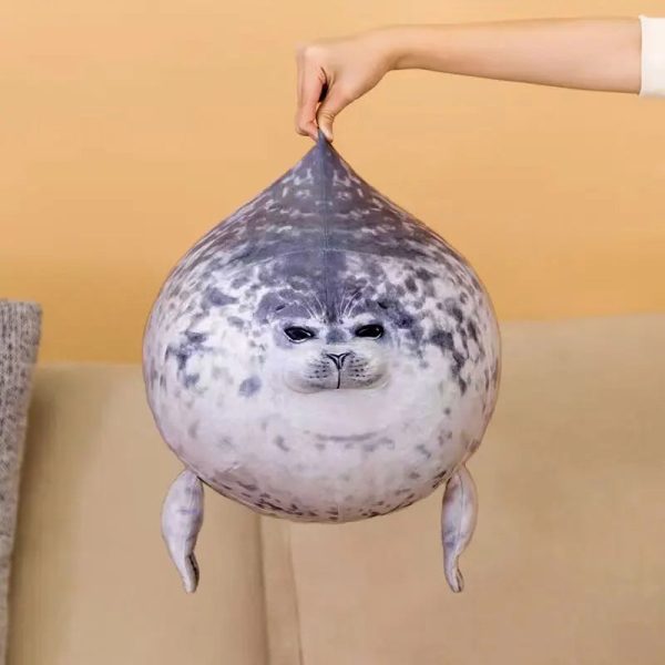 Soft Seal Plush Pillow 40cm