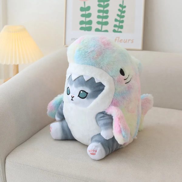 Soft Shark Cat Plush Companion