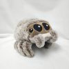 Soft Spider Plush Pillow – Cute Black Stuffed Animal Decor