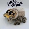 Soft Spider Plush Pillow – Cute Black Stuffed Animal Decor