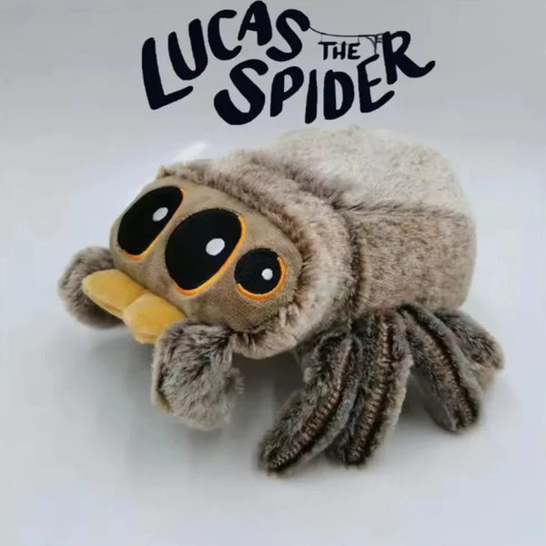 Soft Spider Plush Pillow – Cute Black Stuffed Animal Decor