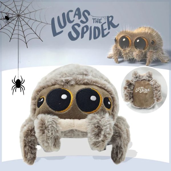 Soft Spider Plush Pillow – Cute Black Stuffed Animal Decor