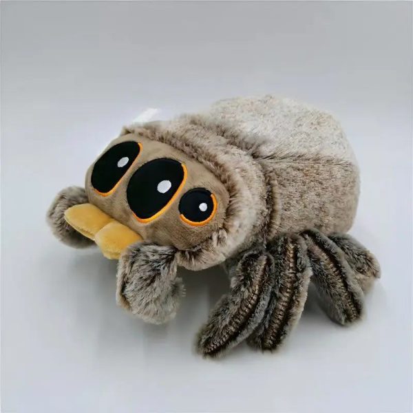 Soft Spider Plush Pillow – Cute Black Stuffed Animal Decor