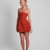 Solid Tube Mini Dress