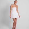 Solid Tube Mini Dress