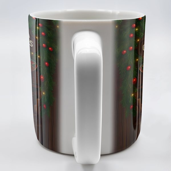 Solo Una Calaca Que Ama Los Libros With Books And Sombrero - Personalized Custom Coffee Mug - BLV010_MG