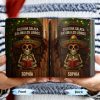 Solo Una Calaca Que Ama Los Libros With Books And Sombrero - Personalized Custom Coffee Mug - BLV010_MG