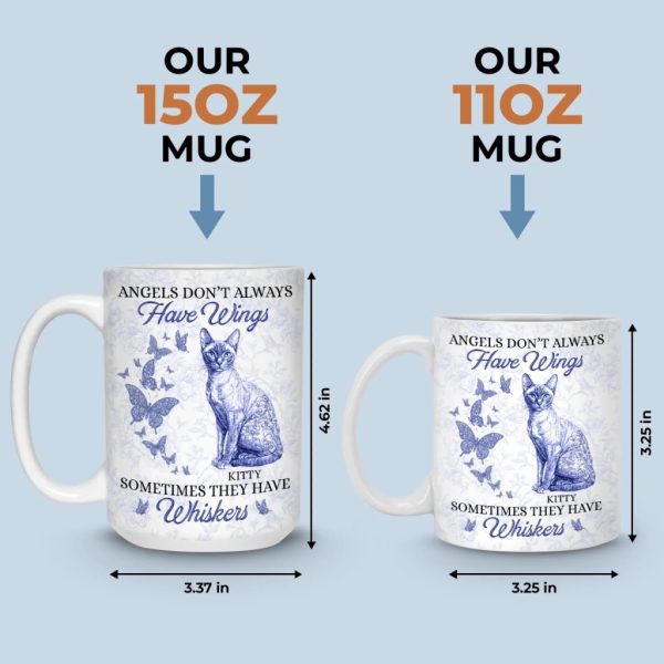 Some Angels Choose Fur Over Wings - Memorial Personalized Custom Mug - Sympathy Gift For Pet Owners, Pet Lovers