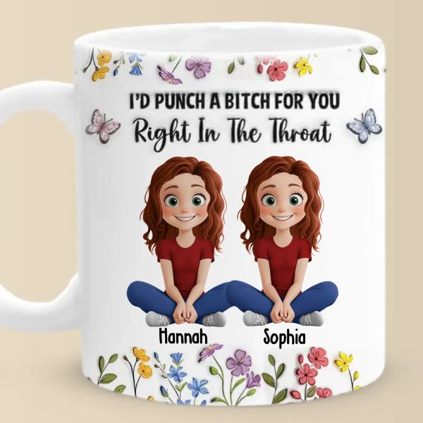 Some Friendships Are Infinite, Like Ours - Bestie Personalized Custom 3D Inflated Effect Printed Mug - Gift For Best Friends, BFF, Sisters