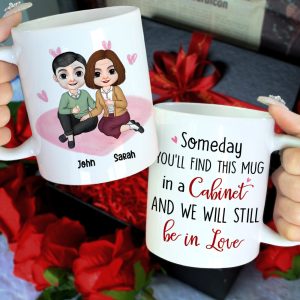 Someday You'll Find This Mug In A Cabinet, Personalized Mug, Funny Gifts For Couple