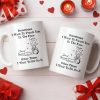Sometimes I Want To Punch You, Couple And Hearts Design - Personalized Custom Coffee Mug - CPL1295_MG