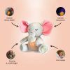 Soothing Elephant Plush Toy with Music & Light