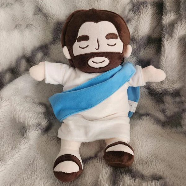 Soothing Jesus Plush Toy - Adjustable Music Sleep Companion