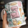 Sophia Baking Essentials Design - Personalized Custom Coffee Mug - HOB008_MG