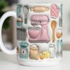 Sophia Baking Essentials Design - Personalized Custom Coffee Mug - HOB008_MG