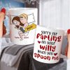 Sorry For Farting When You Spoon Me - Personalized Coffee Mug - Gifts For Couple - Funny Couple Mug