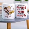 Sorry For Farting When You Spoon Me - Personalized Coffee Mug - Gifts For Couple - Funny Couple Mug