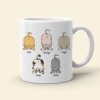 Sorry For Kissing You After Licking Our Butts, Personalized Coffee Mug, Funny Cat Dad Mug, Father's Day Gift For Cat Dad