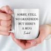 Sorry, Still No Grandkids But Here's A Mug - Family Personalized Custom Mug - Gift For Grandma, Grandpa