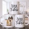 Soul Sisters With Two Women And Nature Background - Personalized Custom Coffee Mug - BST523_MG
