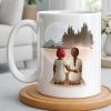 Soul Sisters With Two Women And Nature Background - Personalized Custom Coffee Mug - BST523_MG