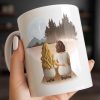 Soul Sisters With Two Women And Nature Background - Personalized Custom Coffee Mug - BST523_MG