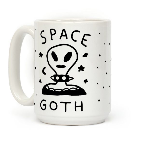 Space Goth Alien Coffee Mug