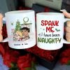 Spank Me, Couple Gift, Personalized Mug, Naughty Couple Mug, Christmas Gift