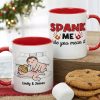 Spank Me Like You Mean It - Personalized Couple Mug - Gift For Couple