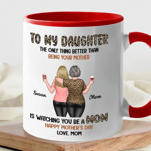 Special Mother's Day Gift for Daughter - A Unique Mug to Celebrate Becoming a Mom