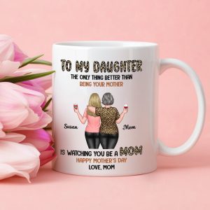 Special Mother's Day Gift for Daughter - A Unique Mug to Celebrate Becoming a Mom
