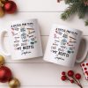 Special Mug To My Bestie Featuring Cupcake and Hearts - Personalized Custom Coffee Mug - BST471_MG