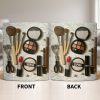 Specially Designed Makeup Lover's Mug With Lipstick And Brushes - Personalized Custom Coffee Mug - HOB006_MG