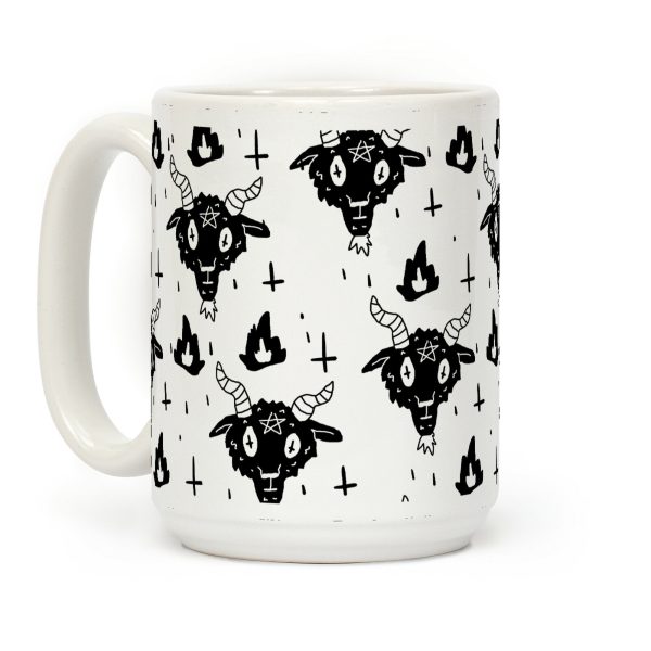 Spicy Heck Boy Satan Pattern Coffee Mug