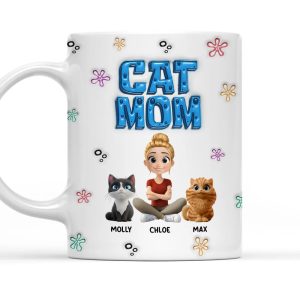 Sponge Dog Mom - Personalized Mug - Gift for Pet Owners, Fur Lovers | HH01 CLP15