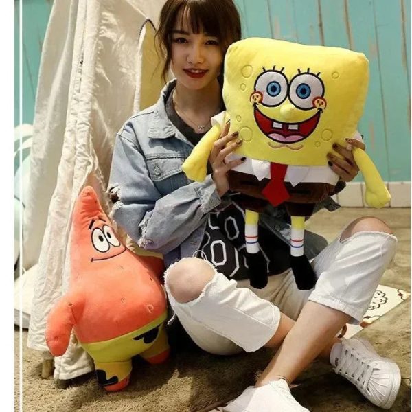 Spongebob Squarepants Plush Doll - Soft, Cute Throw Pillow for All Ages