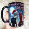 Spooky After All This - Personalized Black Ceramic Mug - Gift For Couple HH01