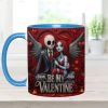 Spooky Be My Valentine - Personalized Accent Mug - Gift For Couples, Movie Fans | NL122
