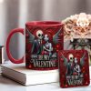 Spooky Be My Valentine - Personalized Accent Mug - Gift For Couples, Movie Fans | NL122