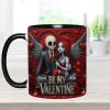 Spooky Be My Valentine - Personalized Accent Mug - Gift For Couples, Movie Fans | NL122