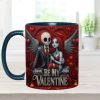 Spooky Be My Valentine - Personalized Accent Mug - Gift For Couples, Movie Fans | NL122