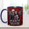 Spooky Be My Valentine - Personalized Accent Mug - Gift For Couples, Movie Fans | NL122