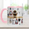 Spooky Characters - Personalized Accent Mug - Gift For Movie Fans NL122
