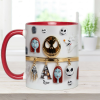 Spooky Charater With Name Letter - Personalized Accent Mug - Gift For Movie Fans NL122