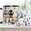 Spooky Charater With Name Letter - Personalized Accent Mug - Gift For Movie Fans NL122