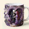 Spooky From Our First Kiss Till Our Last Breath - Personalized White Edge-To-Edge Mug - Gift For Couples, Movie Fans NL122