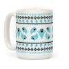 Spooky Ghosts Ugly Sweater Coffee Mug