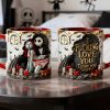 Spooky I F**king Love You Either Way Works - Personalized Accent Mug - Gift For Couple, Fan Movies HH01